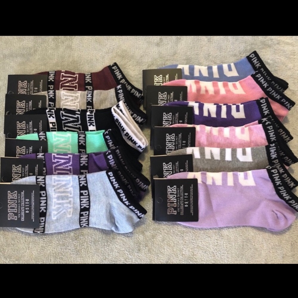 💕Pink VS 12 Pairs Socks 💕💕